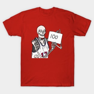 Skeleton Wilt Chamberlain 100 Points T-Shirt